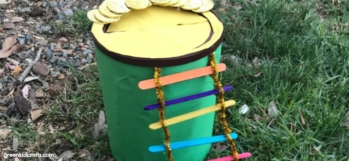 Fun And Simple DIY Leprechaun Trap Craft For Kids & Toddlers