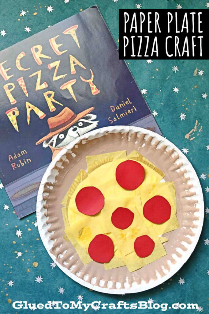 Fun Pizza Themed Party Ideas With Paper Plate & Tissue Paper