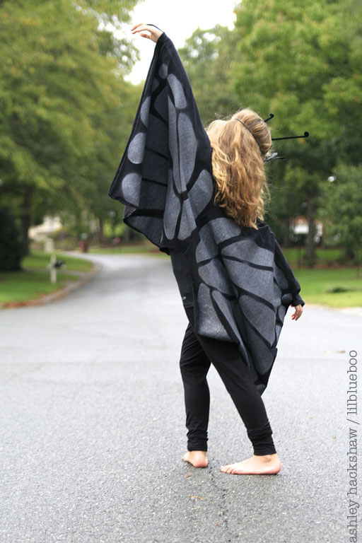 Fun To Make Butterfly Wings With T-Shirt