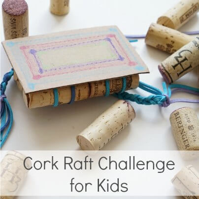 Fun To Make Cork Raft Building Challenge Camp Activity For Kids