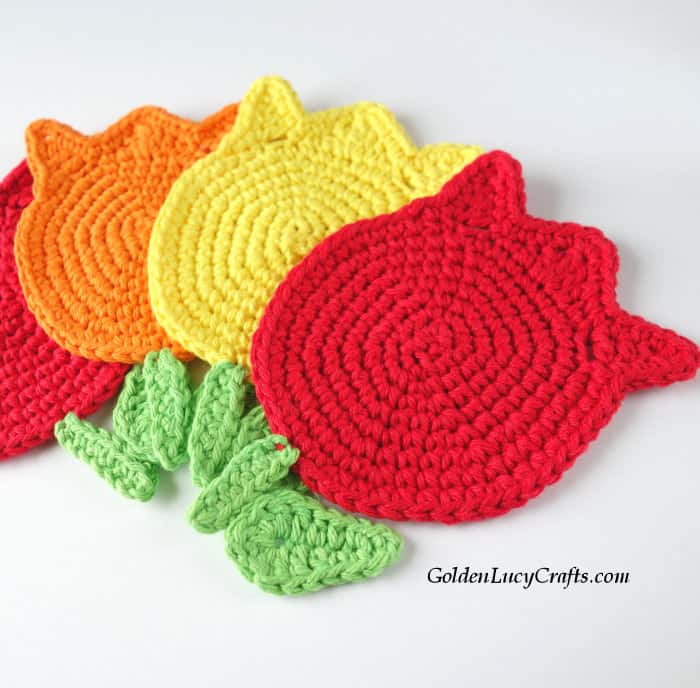 Handmade Crochet Coasters Craft For Gift