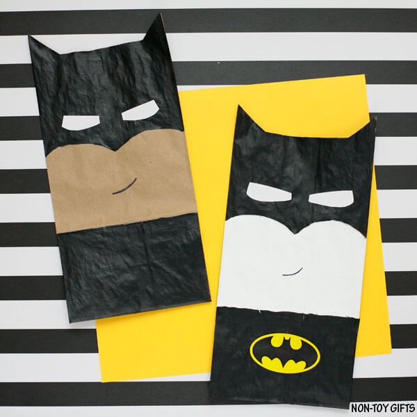 Fun To Make Paper Bag Batman Craft For Kids