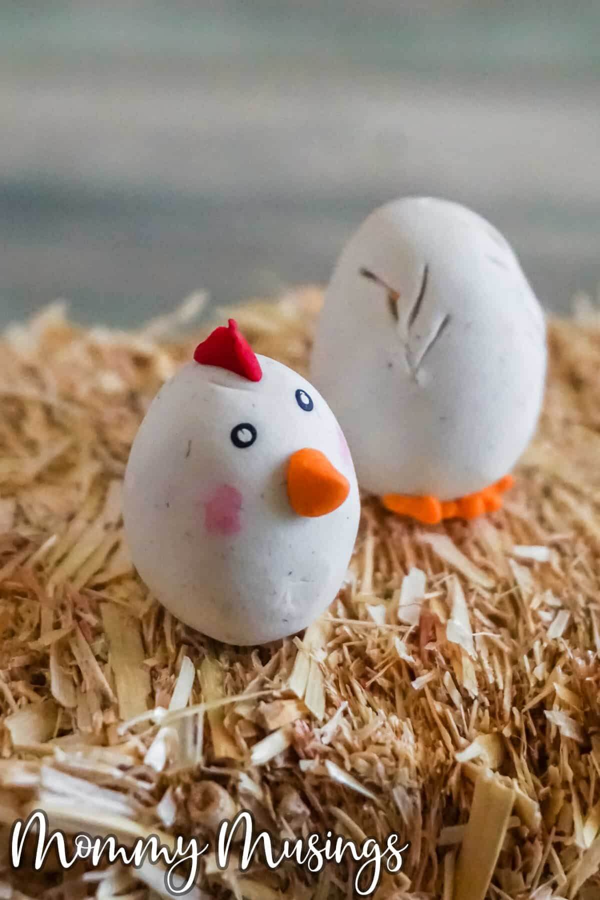 Fun-To-Make Polymer Clay Chicken & Egg Craft