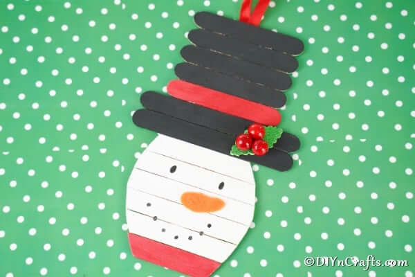 Fun-To-Make Popsicle Stick Snowman Craft For KidsUpcycled Winter Crafts