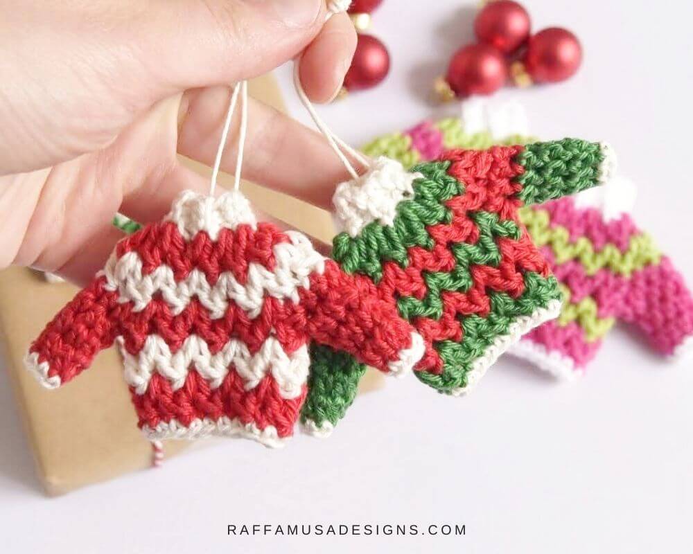 Fun To Make Small Christmas Sweater Crochet
