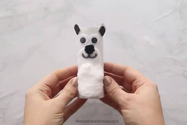 Fun-To-Make Toilet Paper Roll Polar Bear Craft For Kids