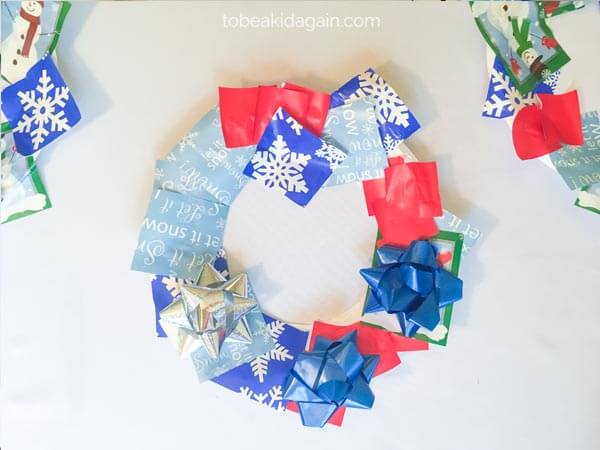 Fun-To-Make Winter Wreath Craft Using Recycled Paper Plate & Papers