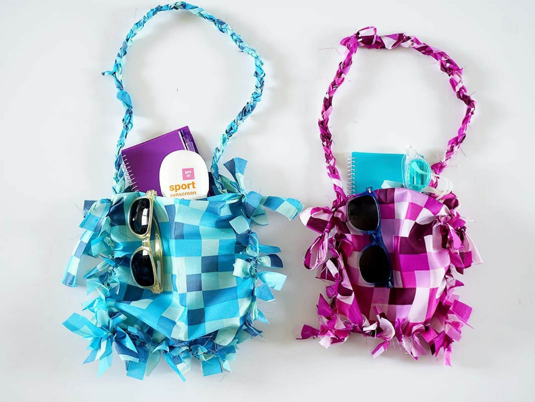 Funky Bandana Tote Bag DIY Craft Bandana Craft Ideas