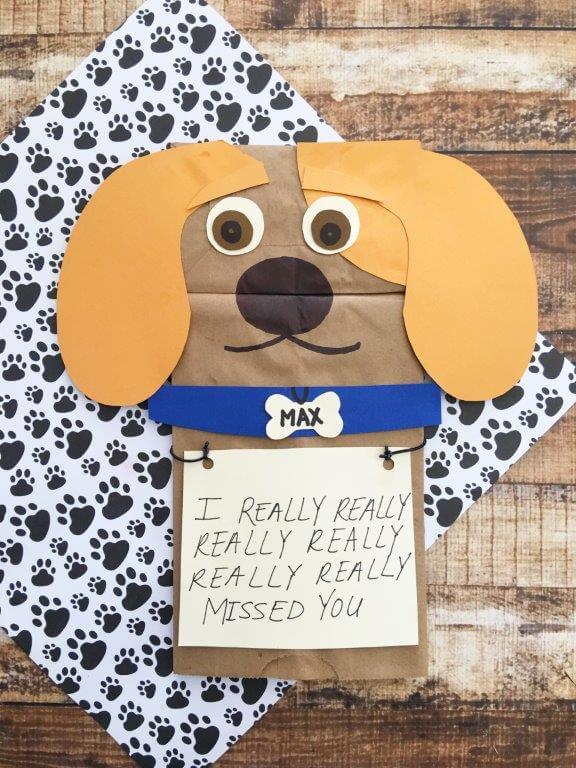 Gentle Doggy Paper Bag Craft For Kids