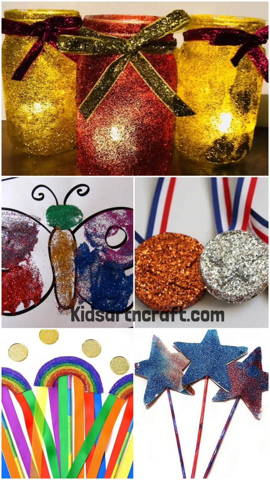 Glitter Crafts For Toddlers Kids Art & Craft