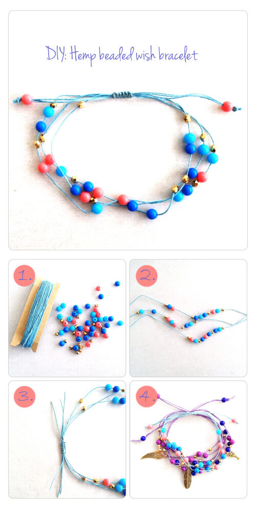 Gorgeous Wish Bracelet Craft Tutorial With Step By Step Instructions