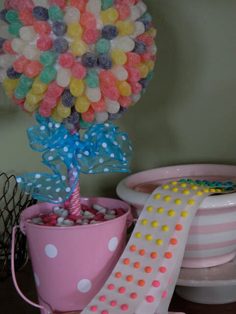 Gumdrop Topiary Craft Idea For Kids With Styrofoam Ball Styrofoam Balls Craft For Kindergartners