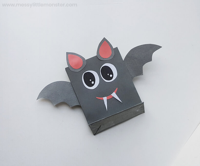 Halloween Treat Bag Bat Craft Idea For Kids Paper Bag Crafts &amp; Activities for Halloween 