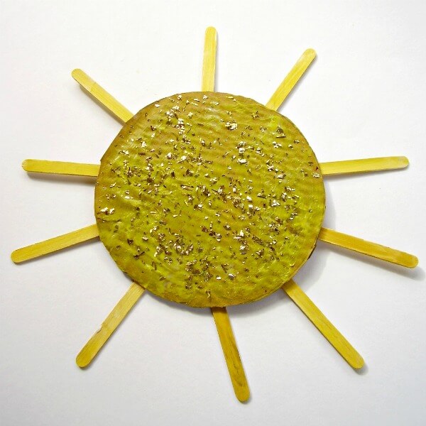 Handmade Amazing Bright Sun Craft For Preschoolers