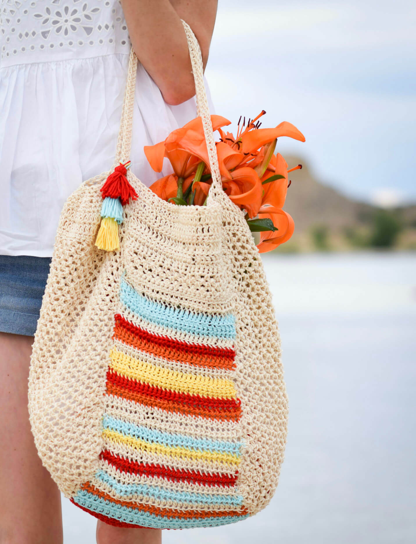 Handmade Large Caribe Crocheted Bag Pattern Idea