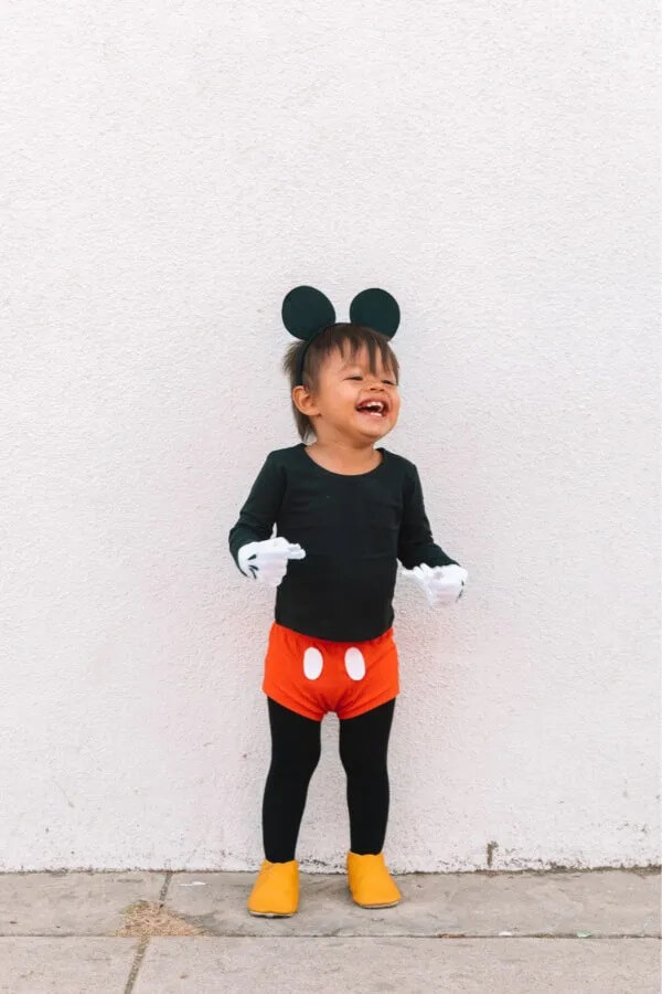 Handmade Micky Mouse Costume For Preschoolers Mickey Mouse Costume DIY Ideas for Kids