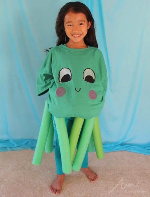 Handmade Octopus Costume Craft For Kids Fancy Dress Competition