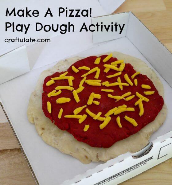 Handmade Pizza play Dough activity For PreschoolersPizza Crafts &amp; Activities For Kids 