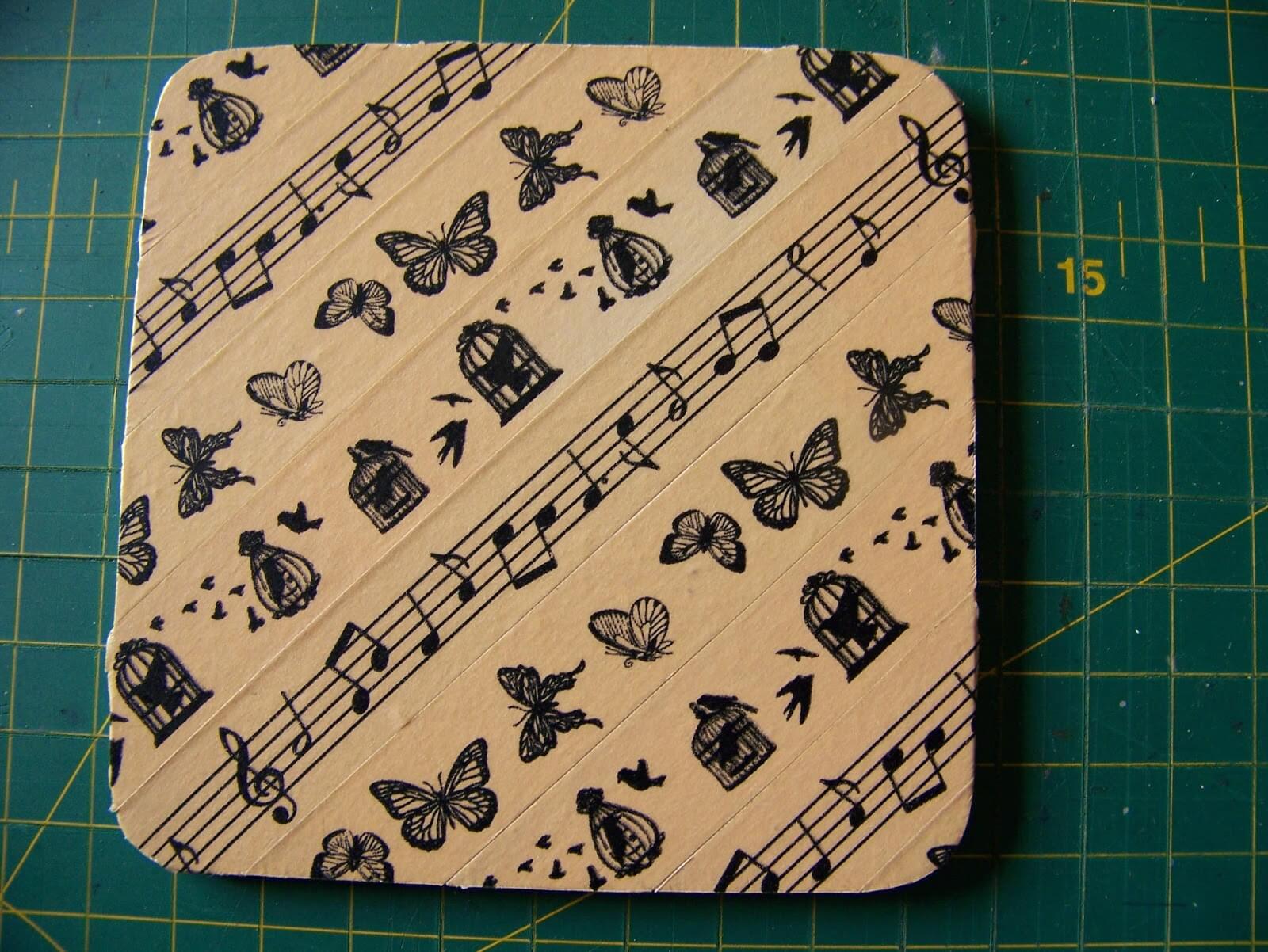 Handmade Unique Washi Tape Coasters Washi Tape coaster crafts