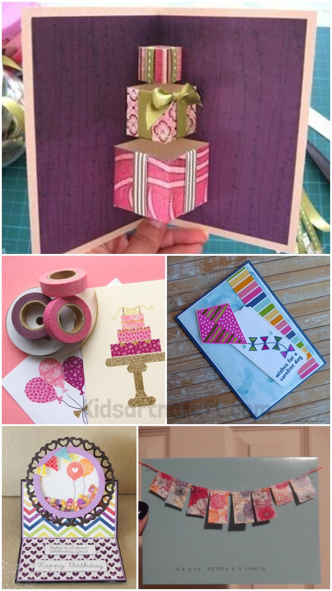 Handmade Washi Tape Craft For Birthday