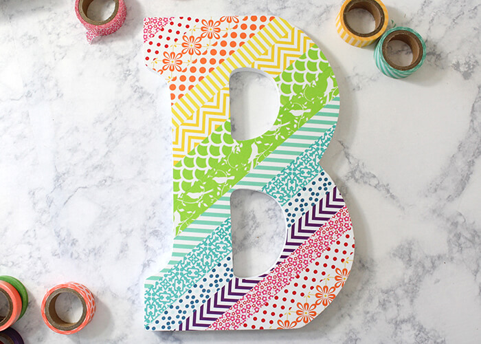 Handmade Washi Tape Letter Craft Ideas For Fun