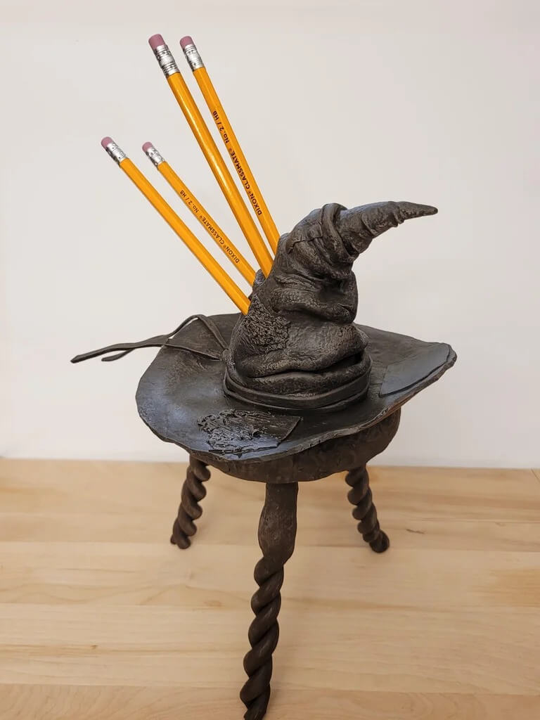 Harry Potter 'Sorting-Hat' Pencil Holder Craft Using Polymer Clay