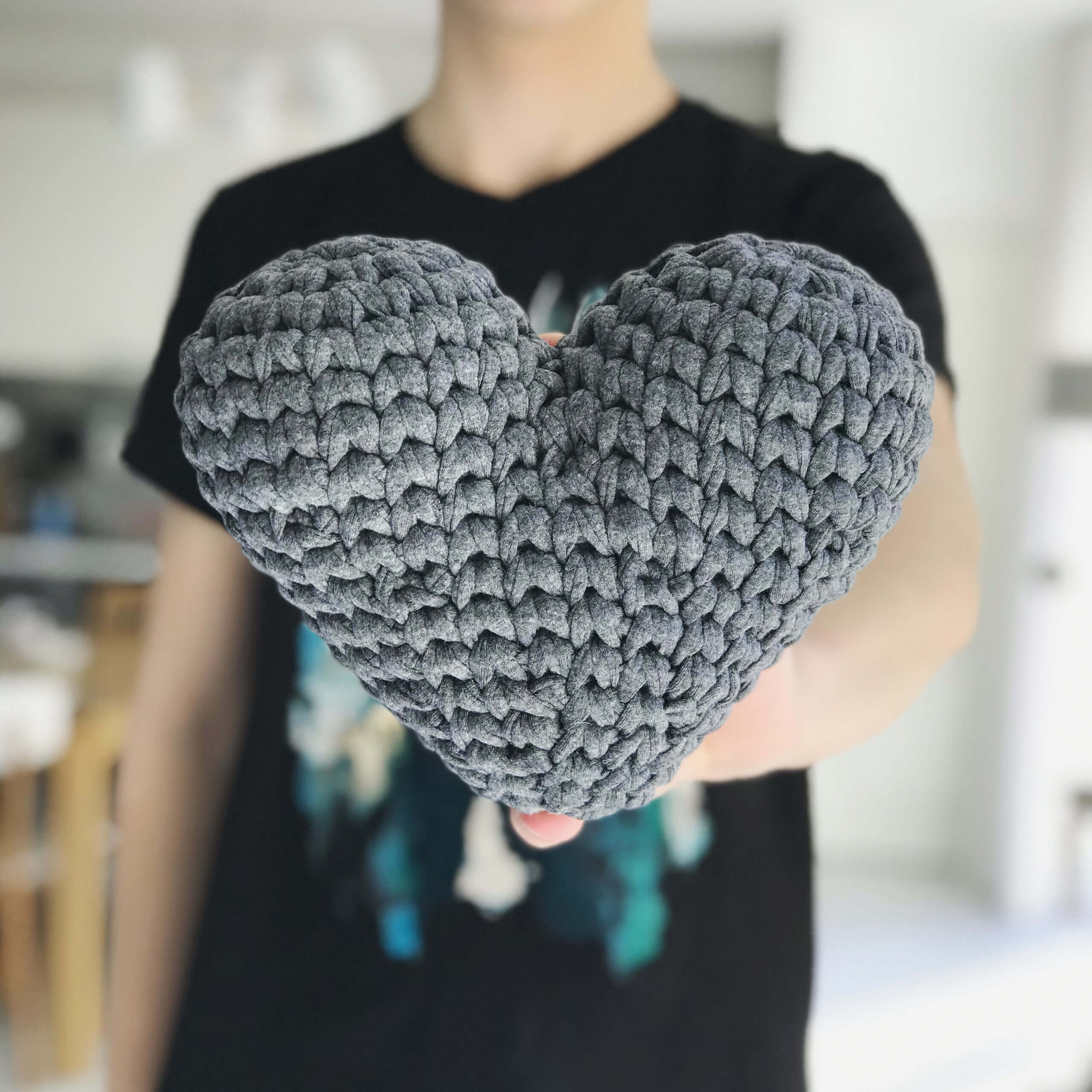 Homemade Amigurumi Heart Pattern Craft Idea Crochet Heart Patterns