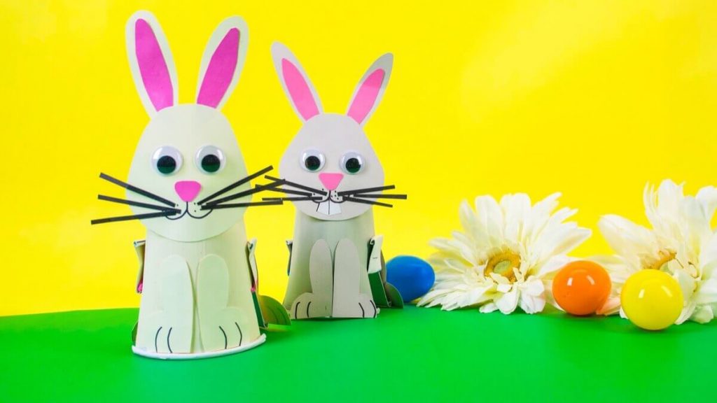 Rabbit Paper Cup Craft Ideas - Kids Art & Craft