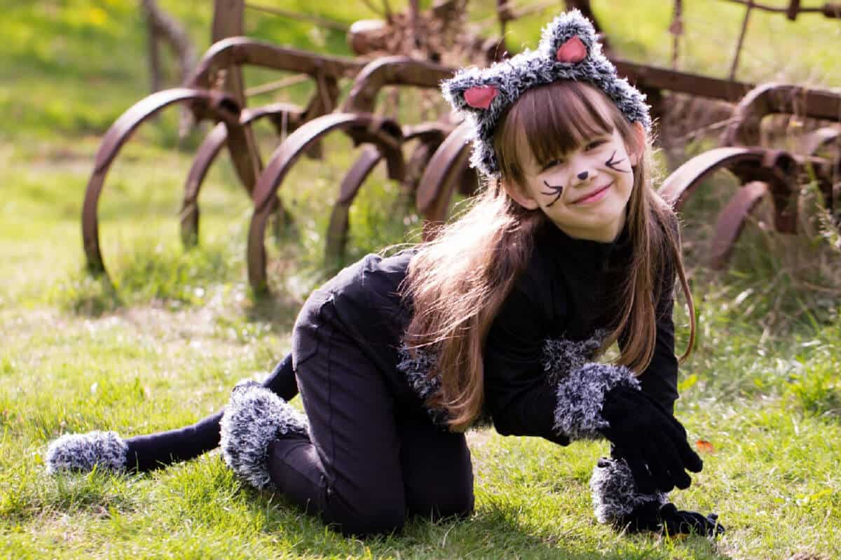 Homemade Cat Outfit For Kindergarten Girls