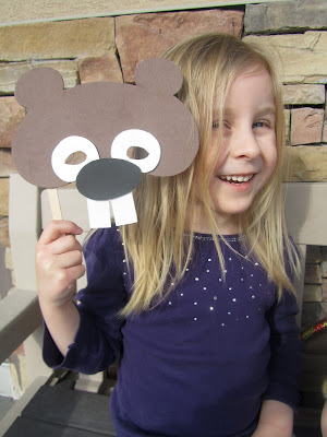 Homemade Hot Dog Mask Craft  For Kids Groundhog Day Crafts For Kids