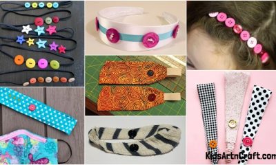 Easy to Make Headband With Buttons