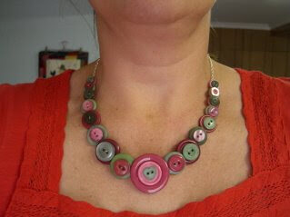 How to Make Button Necklace With Thread & Beads