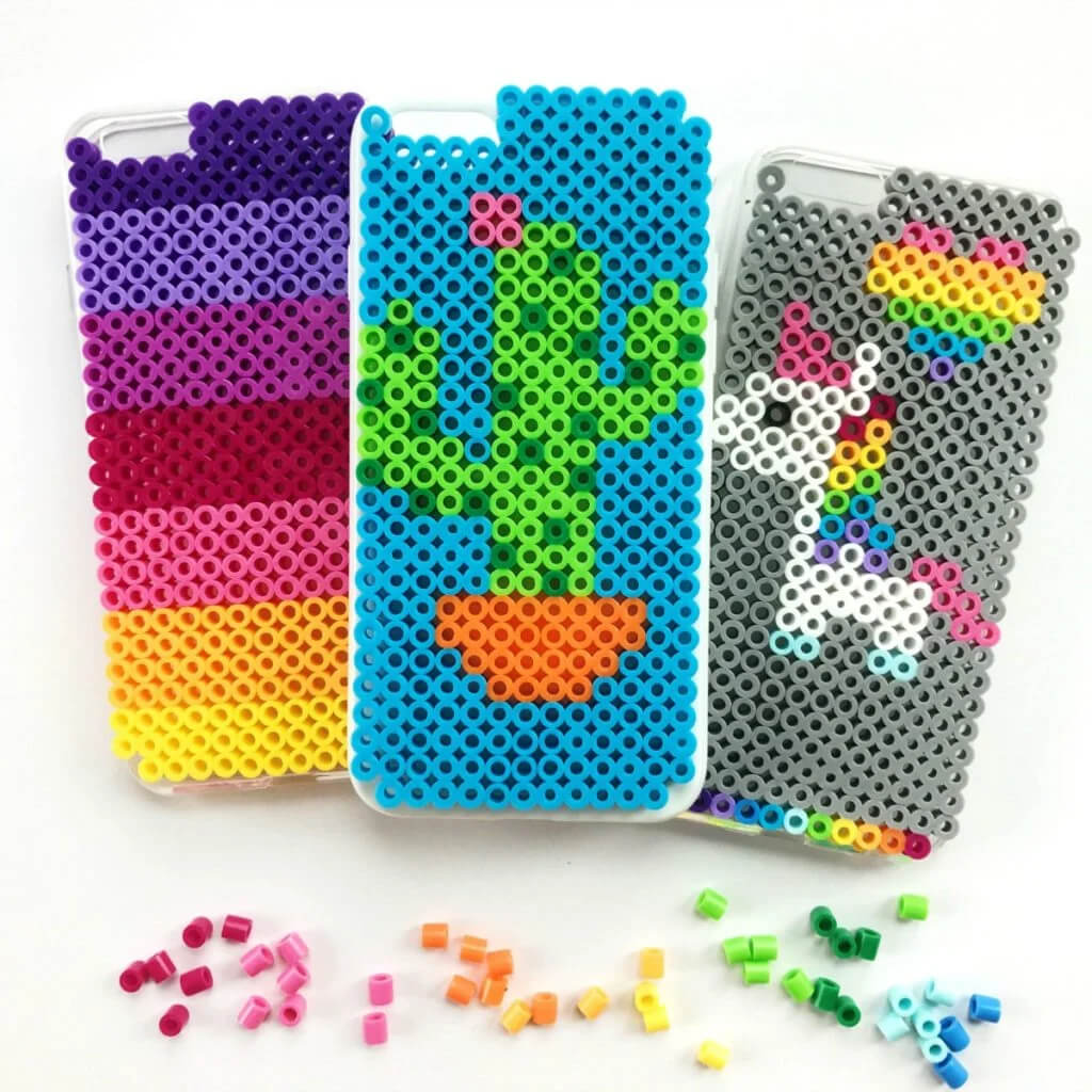 IPhone Case Holder Craft With Perler Beads
