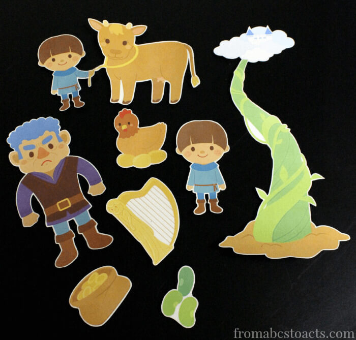 Jack & The Beanstalk Story Setup Idea With Magnetic Board