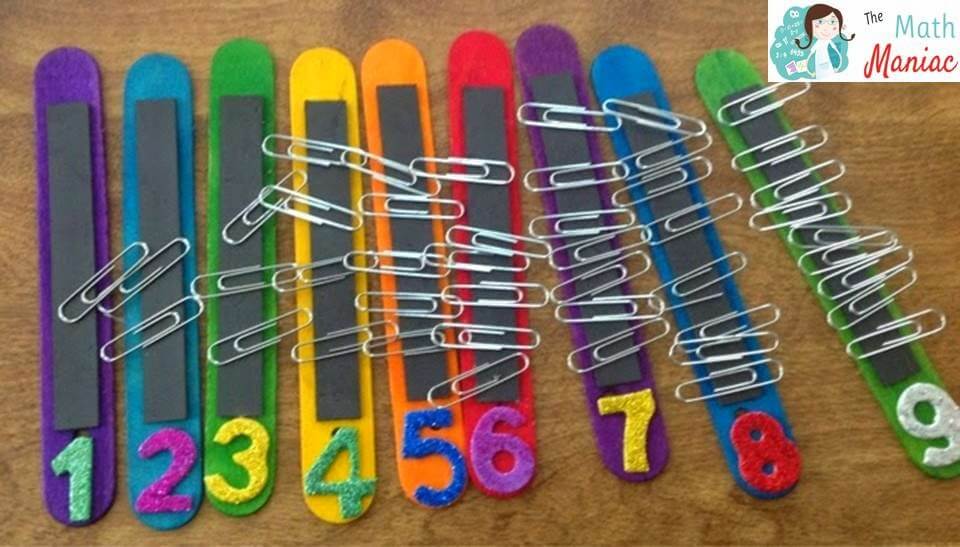 Let's Learn Math Joyfully With Magnetic Popsicle Sticks