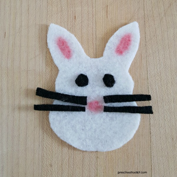 Let's Make A Cute Bunny Magnet Craft for Fridge