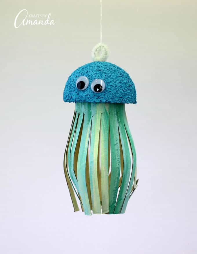 Let's Make A Cute Jellyfish Craft With Styrofoam BallStyrofoam Balls Craft For Preschoolers