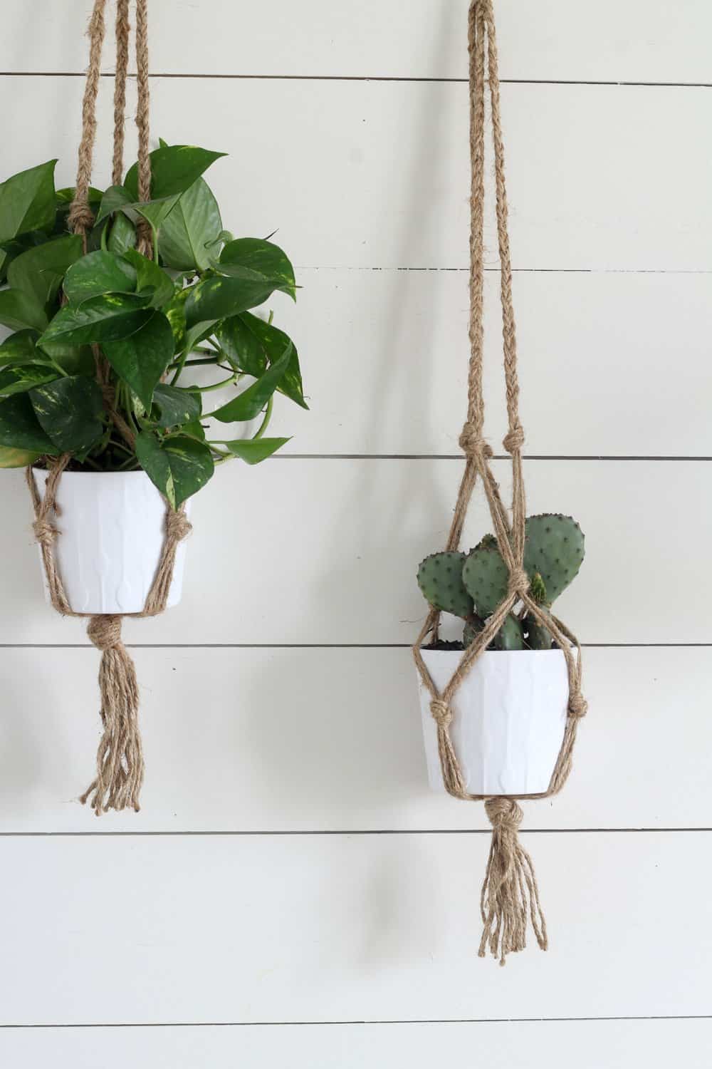 Let's Make An Easy Macrame Plant Holder With Jute Strings
