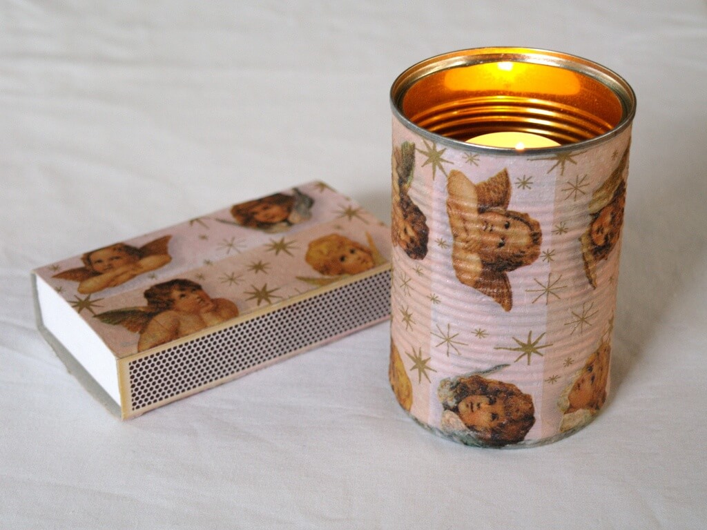 Let's Make And Adorable Candle Holder Craft Using Old Can