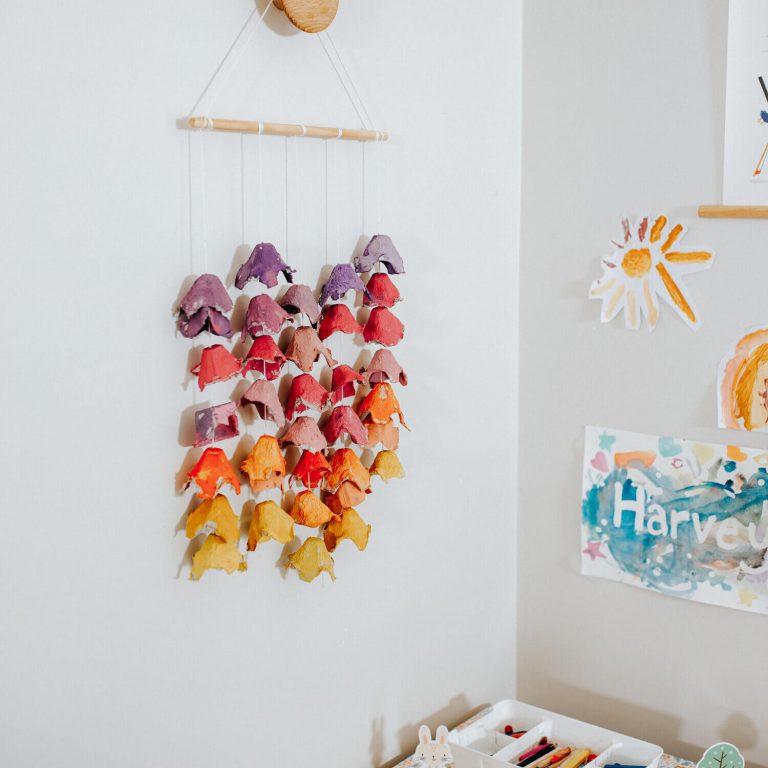 Egg Tray Wall Hanging Crafts Kids Art & Craft
