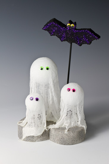Let's Make Scary Ghosts With Styrofoam Balls