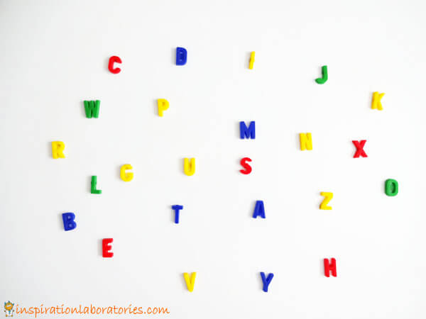 Letter Sound Race Activity Idea For Kids On Magnetic Board