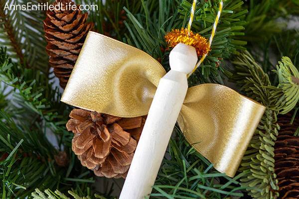 Lovely Angle Clothespin Christmas Ornamental Craft For Sell