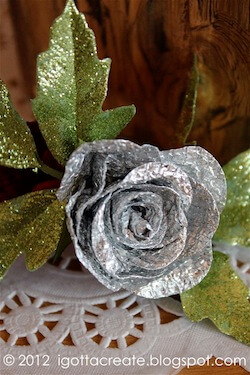 Lovely Foil Rose Flower Craft Ideas For Kids Foil Flower Crafts 