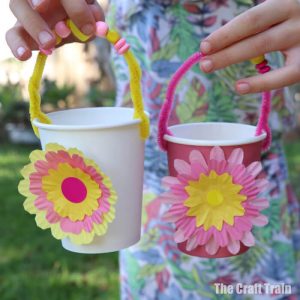 Paper Cup Basket Crafts - Kids Art & Craft
