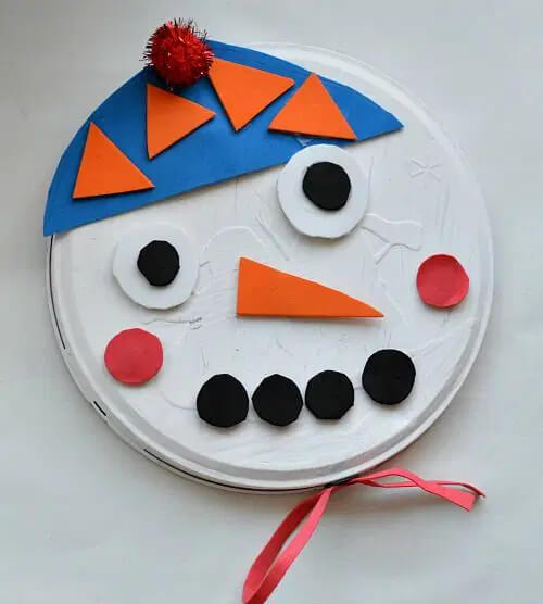Magnetic Snowman Craft Idea For Kids