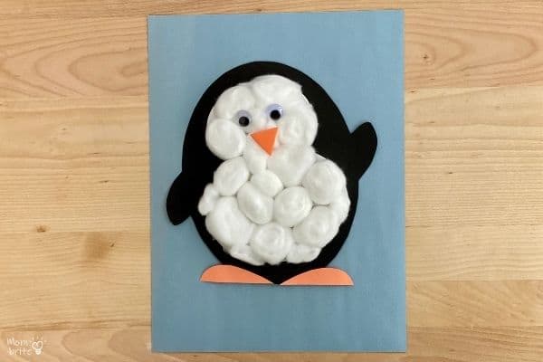 Make A Cute Little Penguin Craft Using Cotton BallsDIY Winter Crafts With Cotton Balls