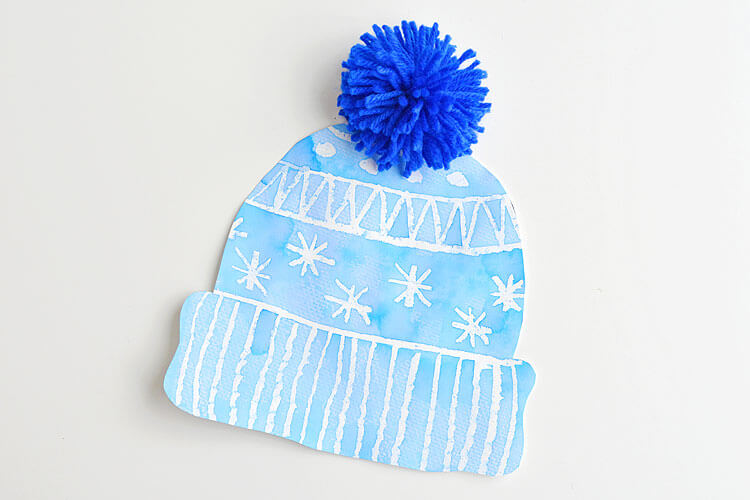 Make An Easy Paper Winter Hat Project Winter Hat Crafts For Kids