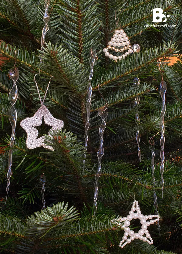 Make Simple Icicle Ornaments With Plastic Bottles