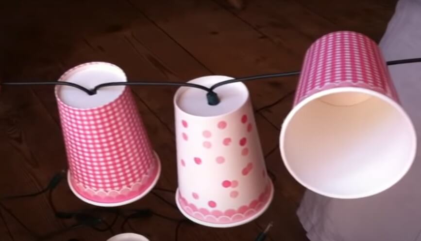 Paper Cup Fairy Light Craft DIY Paper Cup Art &amp; Craft Project For All Ages